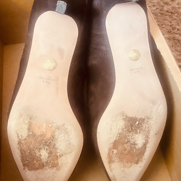 Chocolate brown suede Veronica beard Ankle Boots! - Picture 8 of 10